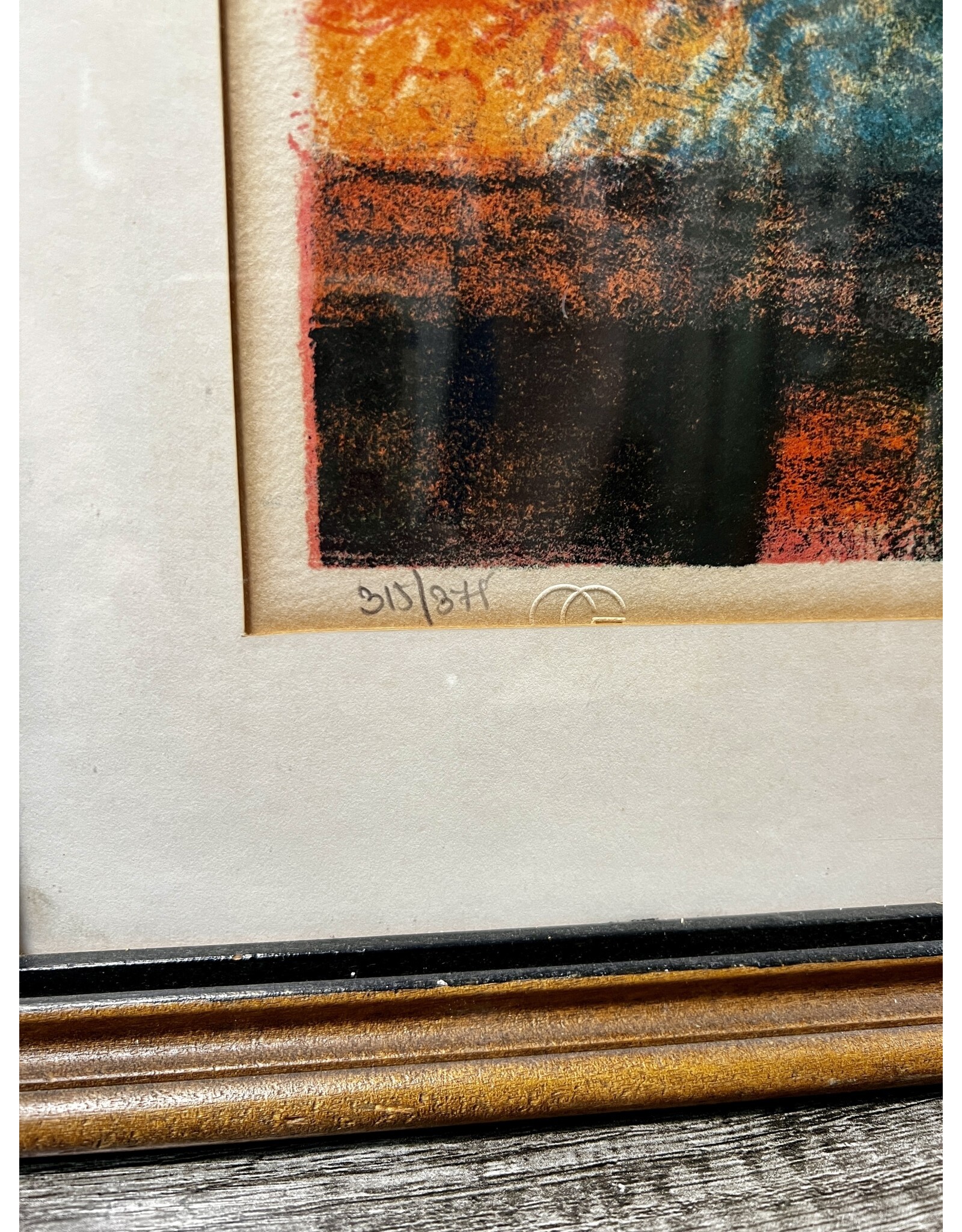 Still Life, framed lithograph, sgnd LUZ, 313/378