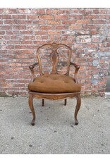 Italian Style Carved Captain Chair