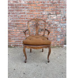 Italian Style Carved Captain Chair