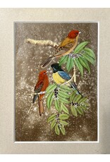 Framed Bird Triptych