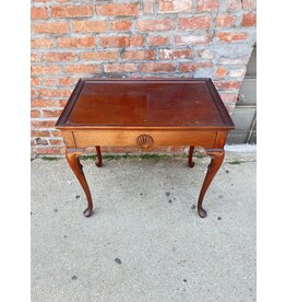 1950's English Mahogany Queen Anne Tray Table