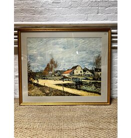 Framed Alfred Sisley poster