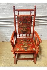 Victorian Spindle Spring Rocking Chair