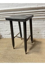 Wooden Stool with Tapered Legs