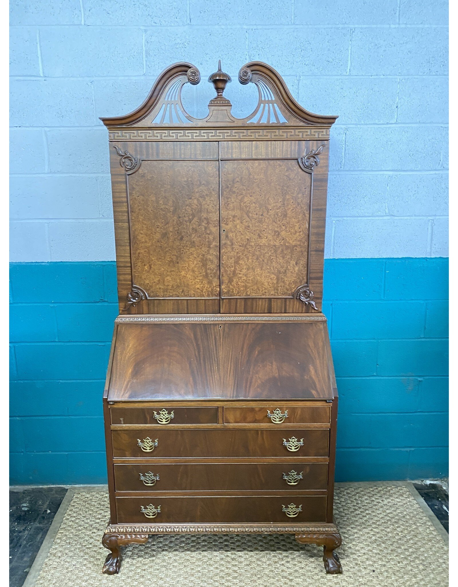 Mahogany Fall Front Secretary Desk