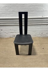 Pietro Costantini Style Black Piano Lacquer Dining Chair