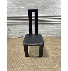 Pietro Costantini Style Black Piano Lacquer Dining Chair