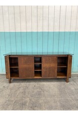 *Modern Brown Wooden Tv Media Console