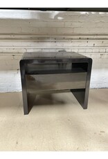 Black Lacquered Waterfall Side Table