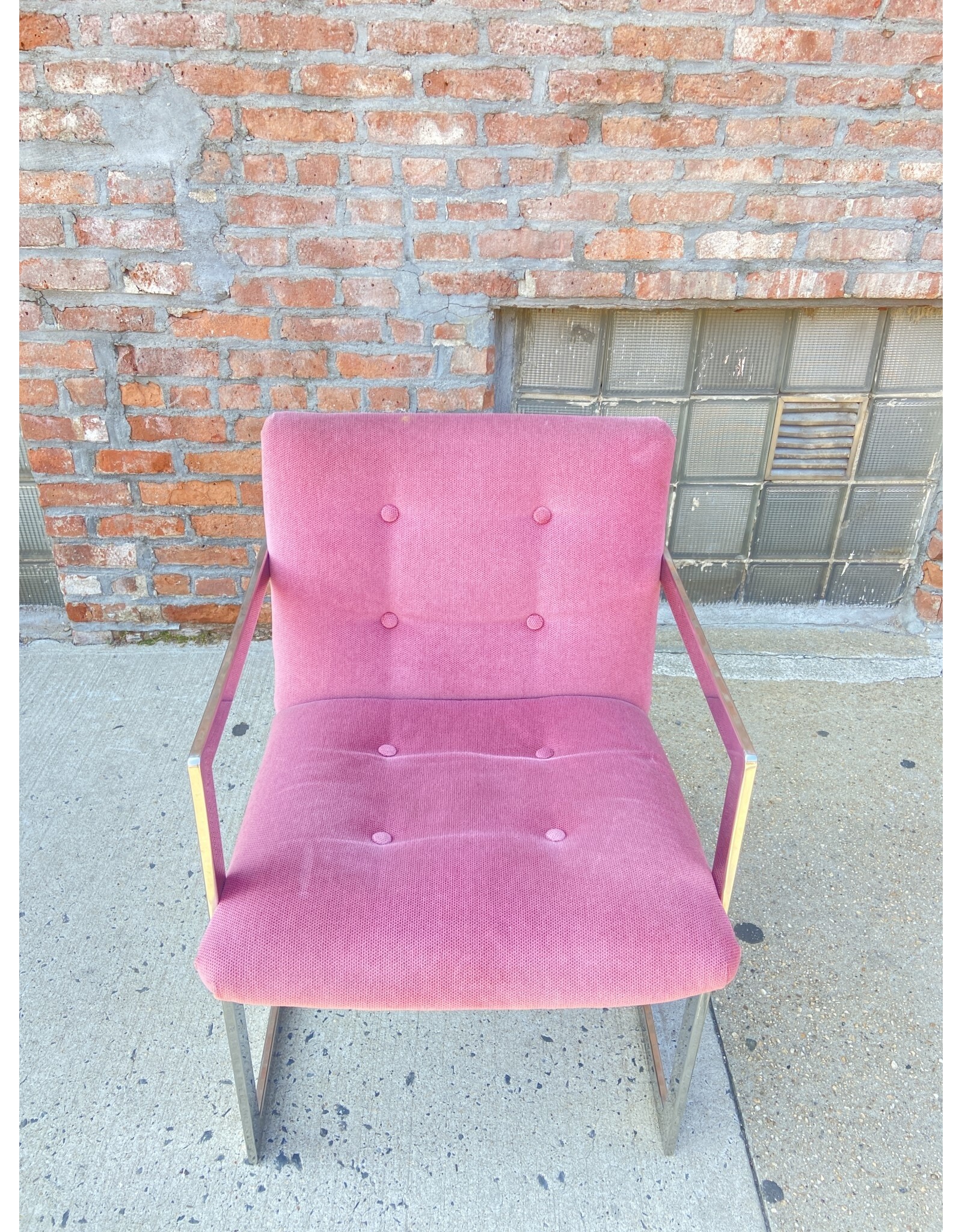 Velvet Watermelon Armchair