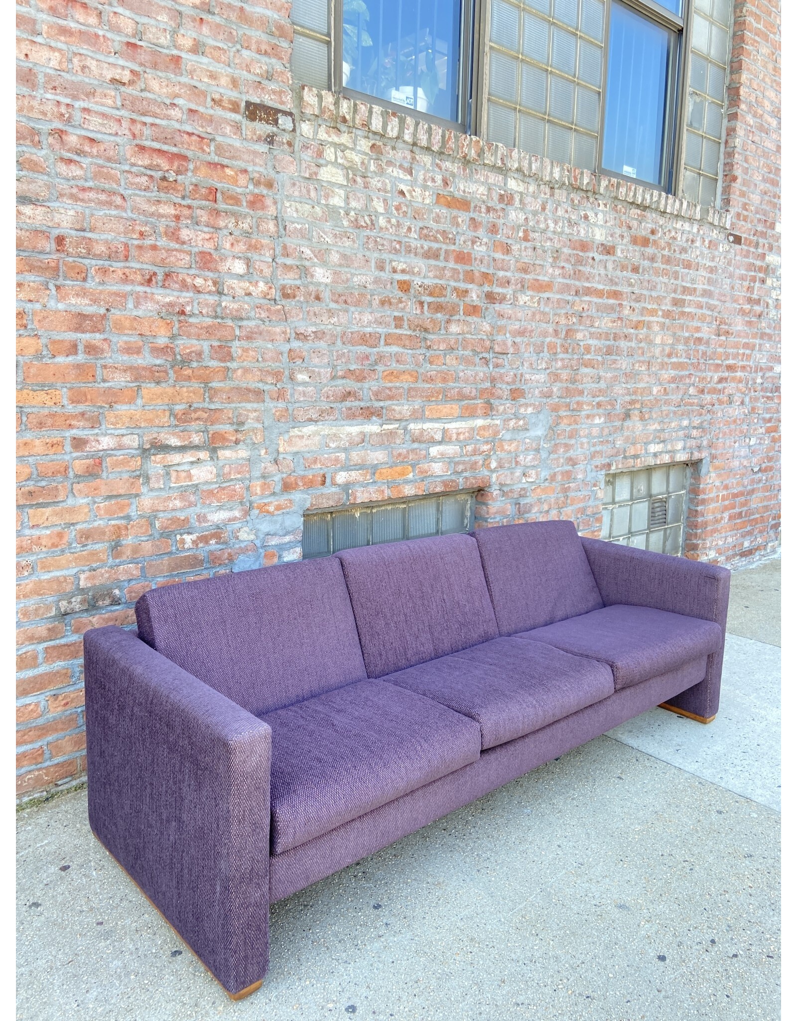 Purple Three Seater Sofa