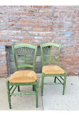 Green Wheat Sheath Dining Chairs