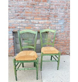 Green Wheat Sheath Dining Chairs