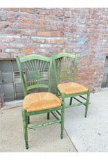 Green Wheat Sheath Dining Chairs