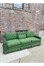 Green Skirted Sofa