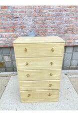 Beige Tall Chest Of Dresser