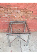 Modernist Nova Glass & Chrome End Table