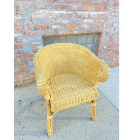 Woven Rattan Lounge Chairs