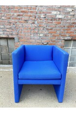 Lounge Angle Chair In Maharam Ultramarine