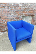 Lounge Angle Chair In Maharam Ultramarine