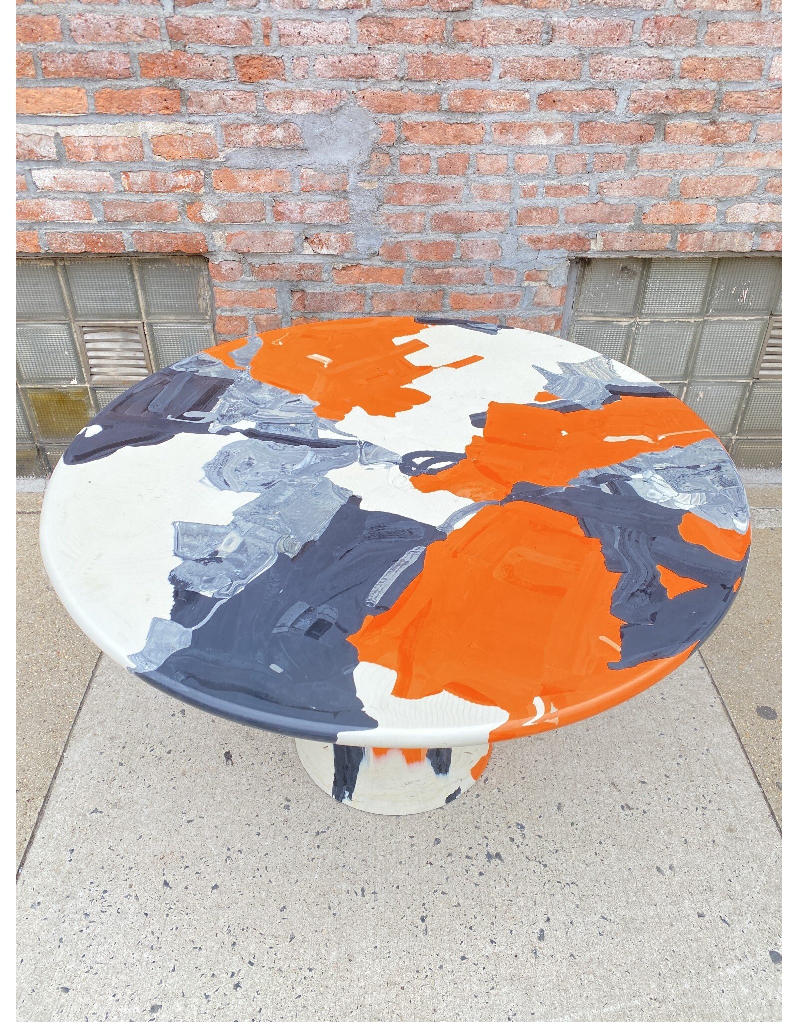 Dirk Van Der Kooij Style Melting Pot Organic Multi Color/Pattern Dining Table