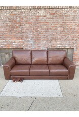 Braya Classic Leather Sofa in Classico Chestnut