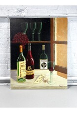 Wine Night, oil on canvas, sgnd Marcy '08