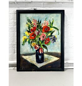 Flower Still Life, framed oil on canvas, sgnd Eve Dawson