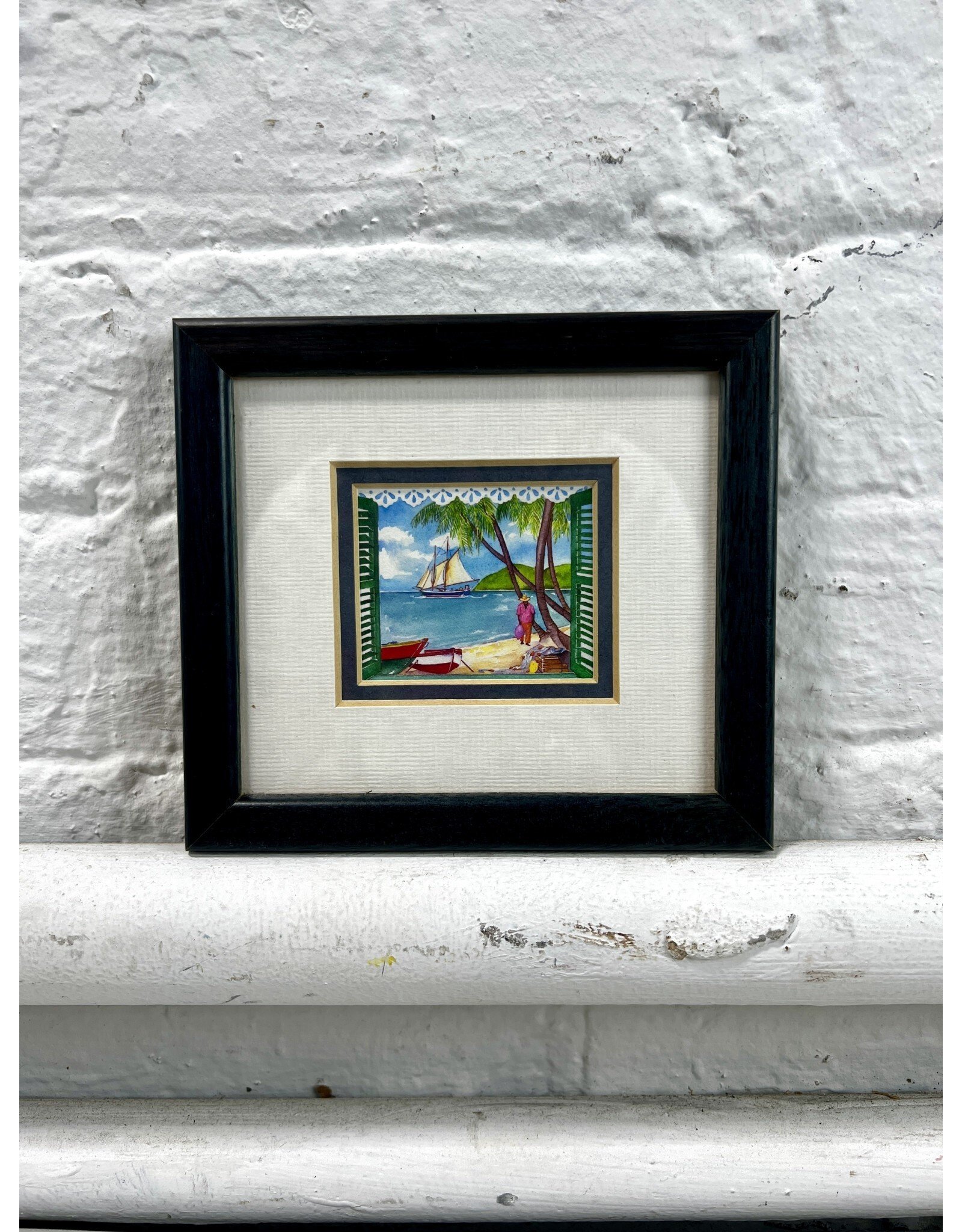 Framed Miniature West Indies print