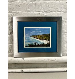 Church Bay-Bermuda, framed watercolor print, sgnd Joan E. Thompson