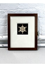 Framed Photo of a Snowflake
