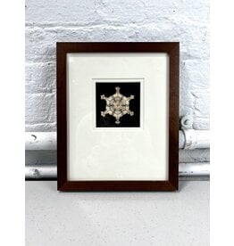 Framed Photo of a Snowflake