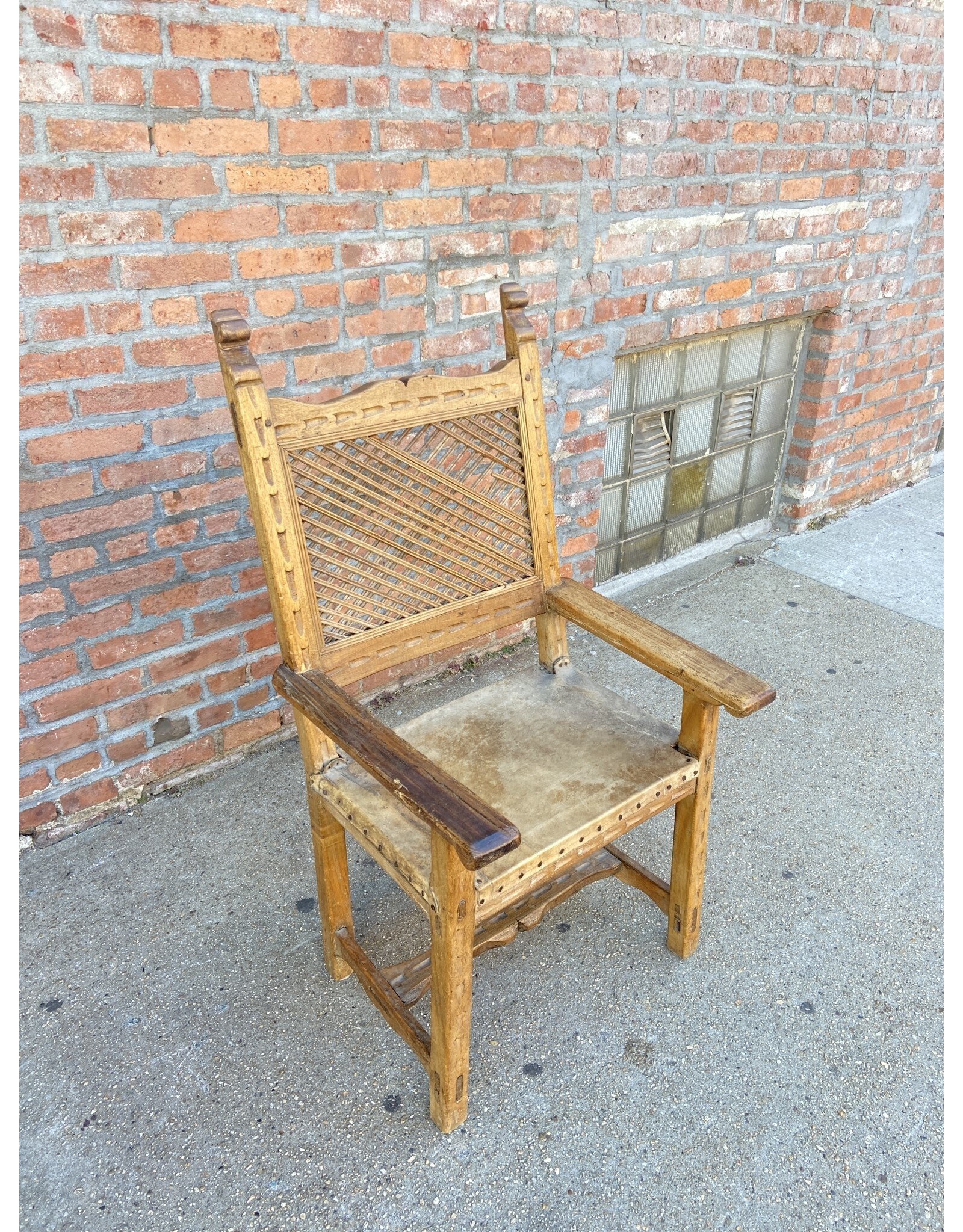 Oak Wood Arm Chairs Remix Market NYC