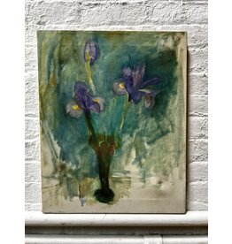 Iris Rain, oil on canvas