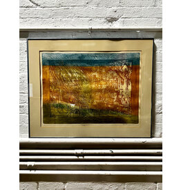 Paysage-la rue, framed print, sgnd J. Steinhouse, no 41/75