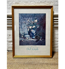 Framed Delbert Gish poster