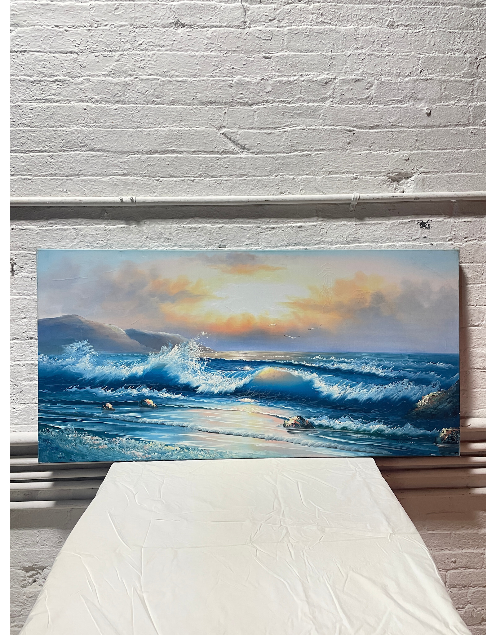 Morning Waves, Acrylic on Canvas