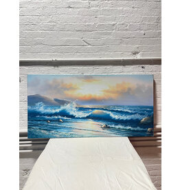 Morning Waves, Acrylic on Canvas