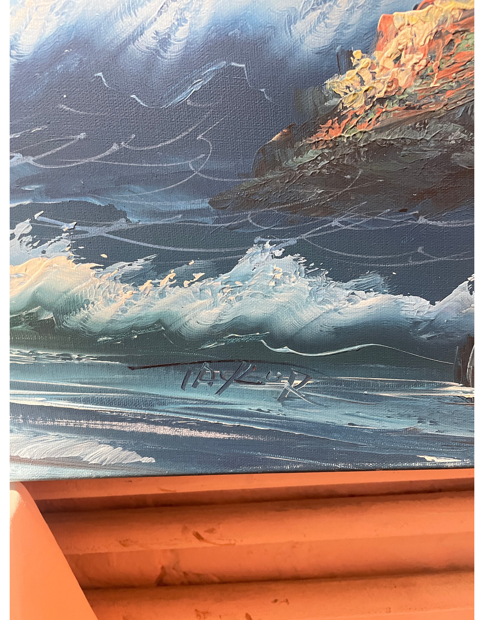 Morning Waves, Acrylic on Canvas