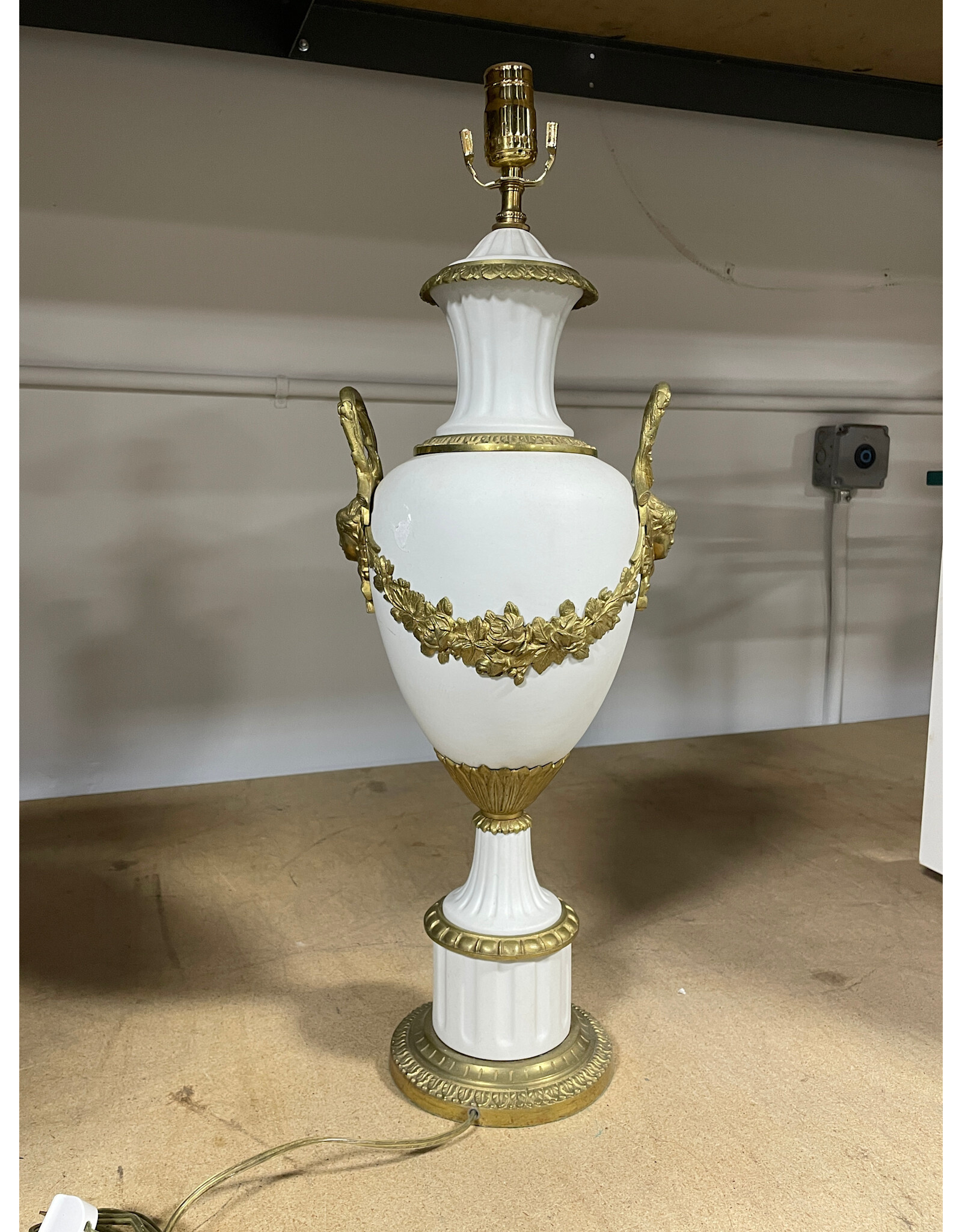 Neoclassical Style Table Lamp (no shade)