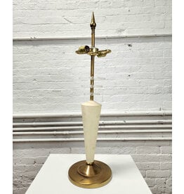 MCM Post Modern Lucite and Brass Table Lamp