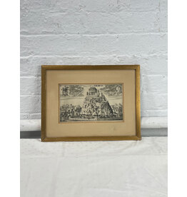 17th Century - Grifen, Framed Engraving