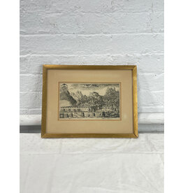 17th Century - Saxenburg, Framed Engraving