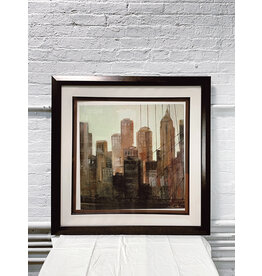 View from the Bridge, Framed Painting