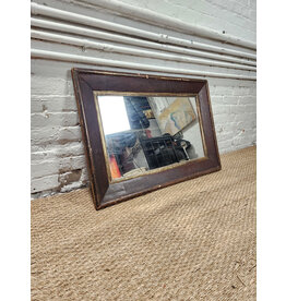 Antique Wooden Hanging Mirror
