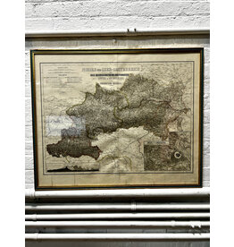 Austria-Vienna Region, framed historic map