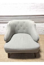 Precedent Grey Fabric Lounge Chair