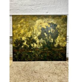Traces of Gold, oil on canvas