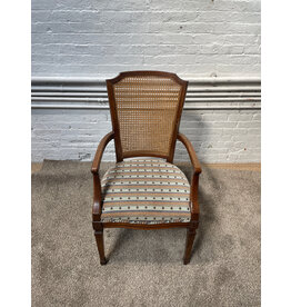 Classic Manor Solid Maple Cane Back Dining Arm Chair