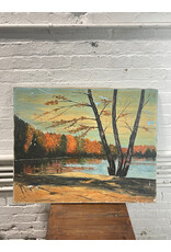 Fall Time Frame, oil on canvas